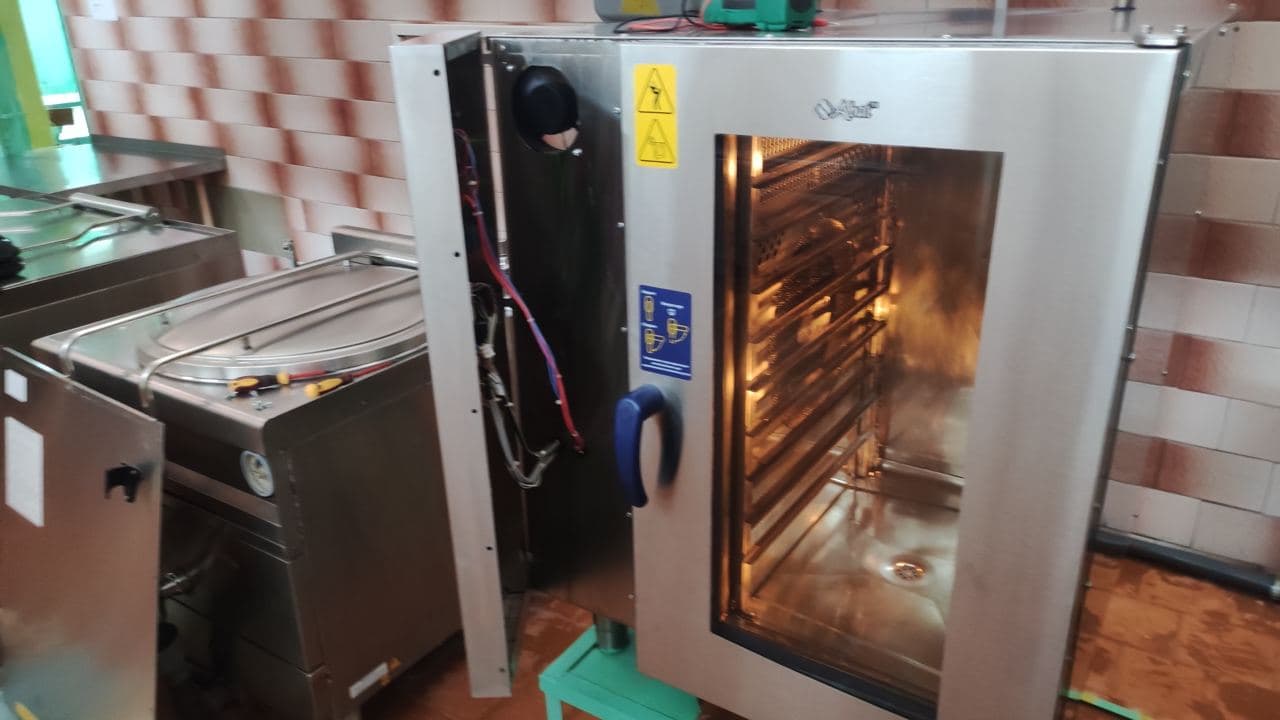 Обновление ПО пароконвектомата Abat после сбой во время грозы