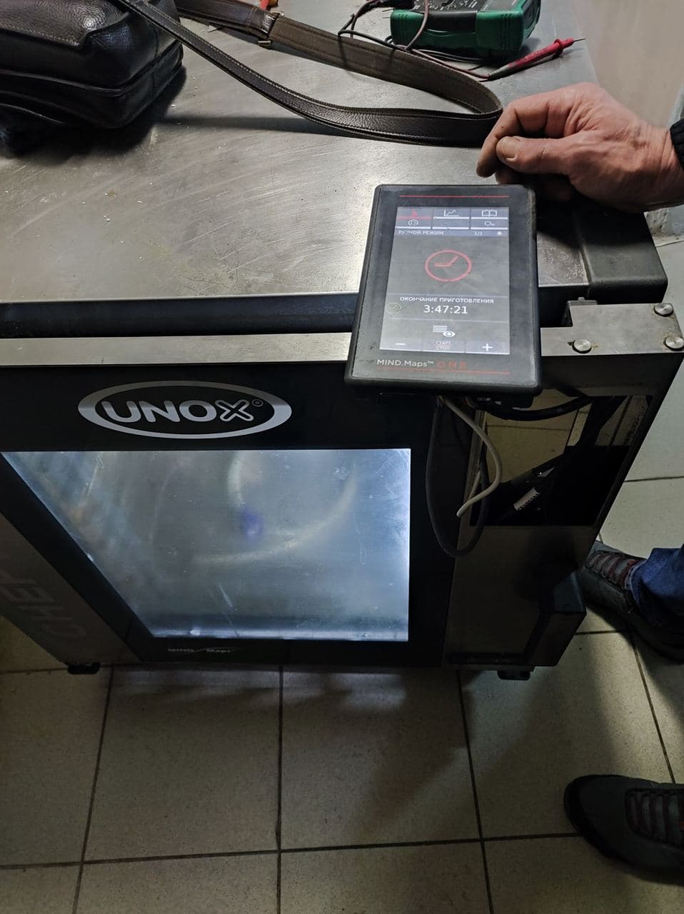 Замена тачскрина печей UNOX