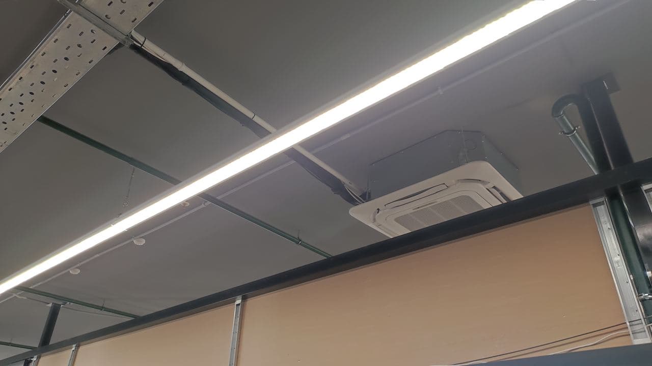 Монтаж системы кондиционирования TICA